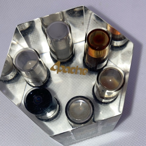 Vintage Apache Lucite crude oil samples paperweight RARE - Picture 5 of 13